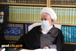 دیدار اعضای هیات رئیسه دانشگاه فرهنگیان یزد با نماینده محترم ولی فقیه و امام جمعه استان 5