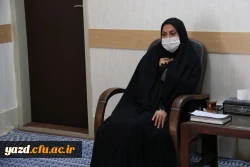 دیدار اعضای هیات رئیسه دانشگاه فرهنگیان یزد با نماینده محترم ولی فقیه و امام جمعه استان 7