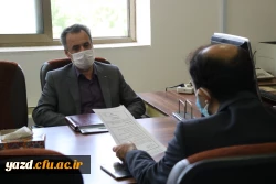 دیدار سرپرست دانشگاه فرهنگیان استان با معاون آموزشی و تحصیلات تکمیلی دانشگاه یزد 3