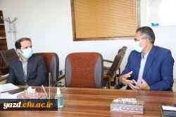 دیدار سرپرست دانشگاه فرهنگیان استان با معاون آموزشی و تحصیلات تکمیلی دانشگاه یزد 4