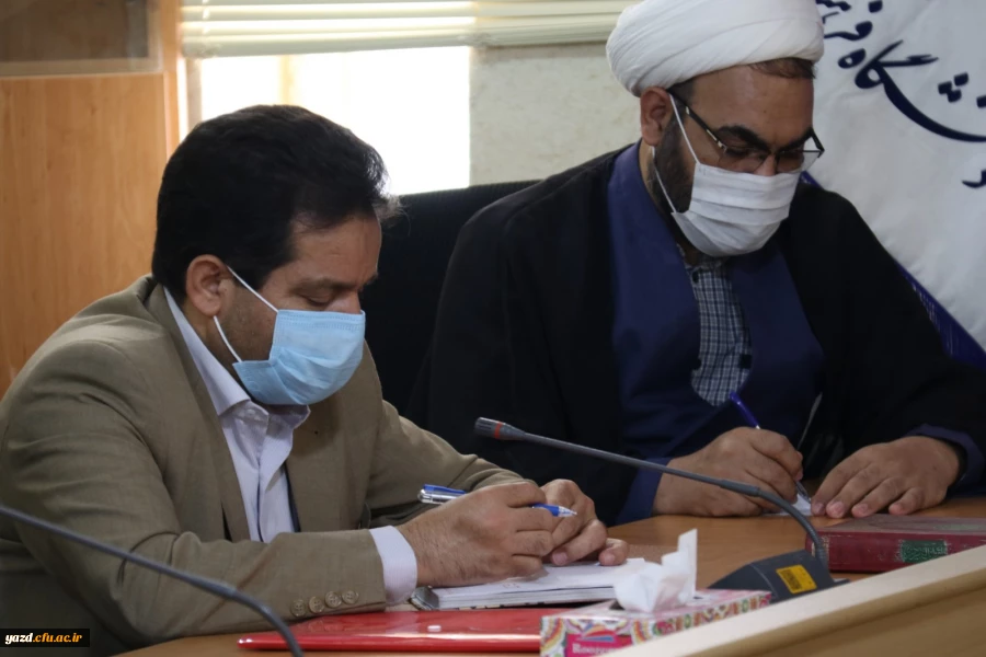 نشست صمیمی نماینده محترم شهرهای مهریز، بافق، بهاباد، خاتم و ابرکوه در مجلس شورای اسلامی با مسئولان دانشگاه فرهنگیان یزد 4