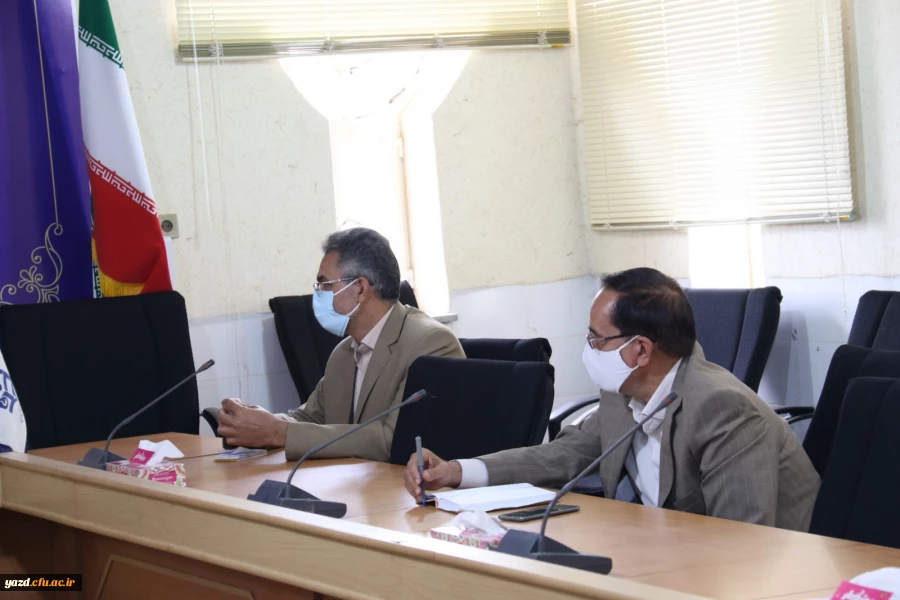 نشست صمیمی نماینده محترم شهرهای مهریز، بافق، بهاباد، خاتم و ابرکوه در مجلس شورای اسلامی با مسئولان دانشگاه فرهنگیان یزد 7