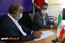 نشست صمیمی نماینده محترم شهرستان های مهریز، بافق، بهاباد، خاتم و ابرکوه در مجلس شورای اسلامی با مسئولان دانشگاه فرهنگیان یزد 5