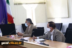 نشست صمیمی نماینده محترم شهرستان های مهریز، بافق، بهاباد، خاتم و ابرکوه در مجلس شورای اسلامی با مسئولان دانشگاه فرهنگیان یزد 7