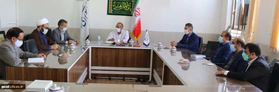 دیدار هیات رئیسه دانشگاه فرهنگیان یزد با نماینده مردم تفت و میبد در مجلس شورای اسلامی
 2