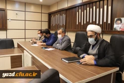 ششمین جلسه شورای مدیریت، نظارت، ارزیابی و توسعه منابع دانشگاه فرهنگیان استان یزد  6