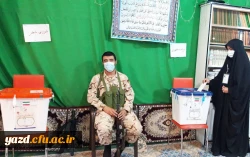 حضور دانشجومعلمان دانشگاه فرهنگیان یزد در انتخابات 1400 15