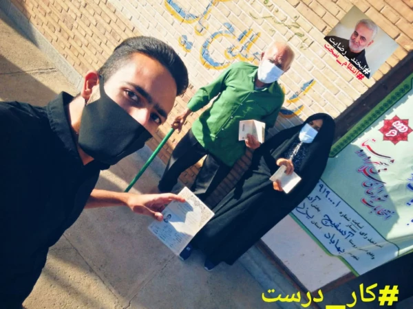 حضور دانشجومعلمان دانشگاه فرهنگیان یزد در انتخابات 1400 18