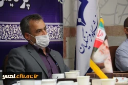 نشست مدیر امور پردیس های دانشگاه فرهنگیان یزد با کارکنان پردیس حضرت فاطمه الزهراء (س) 2