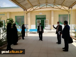 بازدید مسئولان حوزه معاونت دانشجویی دانشگاه فرهنگیان از پردیس های استان یزد 6