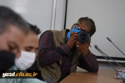 نشست خبری مدیر امور پردیس های دانشگاه فرهنگیان یزد با اصحاب رسانه 6