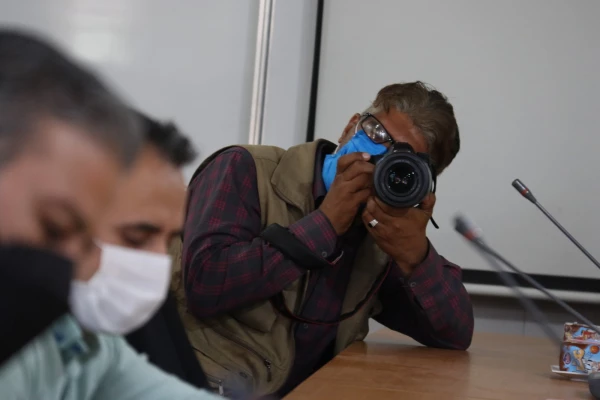 نشست خبری مدیر امور پردیس های دانشگاه فرهنگیان یزد با اصحاب رسانه 6