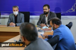 نشست خبری مدیر امور پردیس های دانشگاه فرهنگیان یزد با اصحاب رسانه 12