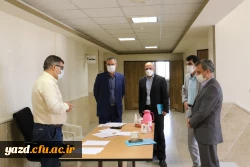 بازدید مدیر امور پردیس های استان یزد از روند برگزاری مصاحبه داوطلبان ورود به دانشگاه فرهنگیان 3
