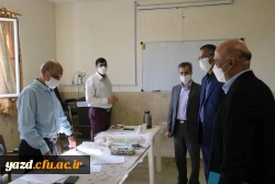 بازدید مدیر امور پردیس های استان یزد از روند برگزاری مصاحبه داوطلبان ورود به دانشگاه فرهنگیان 4