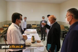 بازدید مدیر امور پردیس های استان یزد از روند برگزاری مصاحبه داوطلبان ورود به دانشگاه فرهنگیان 5