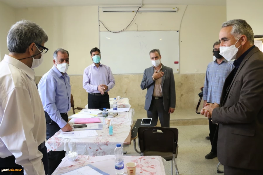 بازدید مدیر کل آموزش و پرورش استان یزد از روند برگزاری مصاحبه داوطلبان ورود به دانشگاه فرهنگیان سال 1400 6