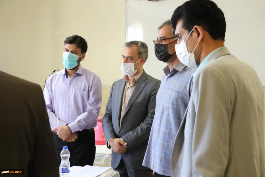 بازدید مدیر کل آموزش و پرورش استان یزد از روند برگزاری مصاحبه داوطلبان ورود به دانشگاه فرهنگیان سال 1400 8