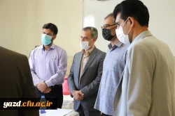 بازدید مدیر کل آموزش و پرورش استان یزد از روند برگزاری مصاحبه داوطلبان ورود به دانشگاه فرهنگیان سال 1400 4