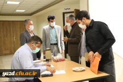 بازدید مدیر کل آموزش و پرورش استان یزد از روند برگزاری مصاحبه داوطلبان ورود به دانشگاه فرهنگیان سال 1400 3