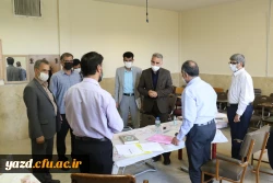 بازدید مدیر کل آموزش و پرورش استان یزد از روند برگزاری مصاحبه داوطلبان ورود به دانشگاه فرهنگیان سال 1400 5