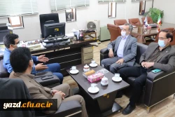 دیدار مدیر کل نوسازی، توسعه و تجهیز مدارس استان با مدیر دانشگاه فرهنگیان یزد 3