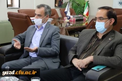دیدار مدیر کل نوسازی، توسعه و تجهیز مدارس استان با مدیر دانشگاه فرهنگیان یزد 4