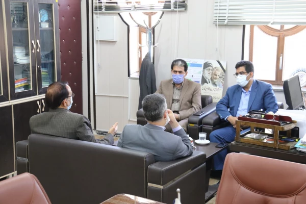 دیدار مدیر کل نوسازی، توسعه و تجهیز مدارس استان با مدیر دانشگاه فرهنگیان یزد 5