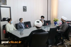 دیدار مدیر ستاد اقامه نماز استان با مدیر دانشگاه فرهنگیان یزد 3