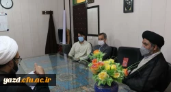 دیدار مدیر ستاد اقامه نماز استان با مدیر دانشگاه فرهنگیان یزد 4