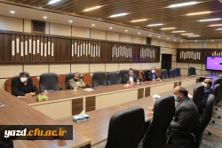 هفتمین جلسه شورای مدیریت، نظارت، ارزیابی و توسعه منابع دانشگاه فرهنگیان استان یزد 4