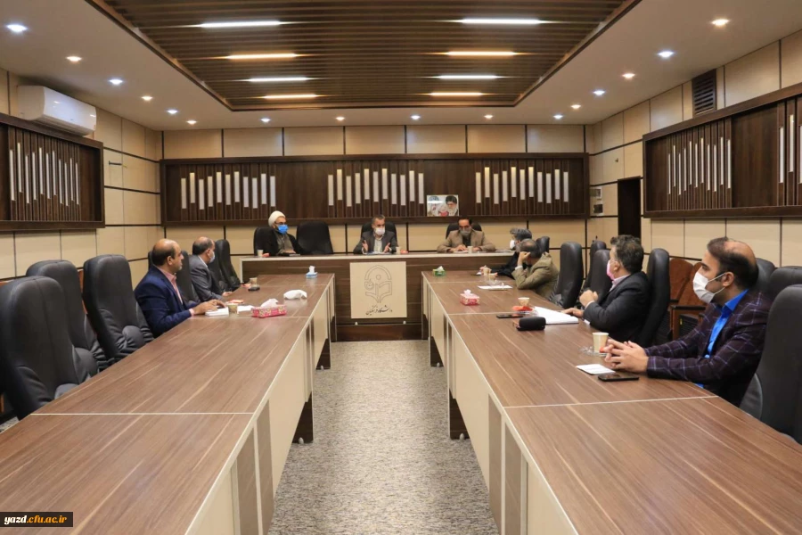 هفتمین جلسه شورای مدیریت، نظارت، ارزیابی و توسعه منابع دانشگاه فرهنگیان استان یزد 6