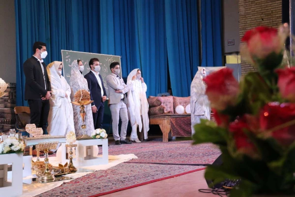 جشن ازدواج دانشجویی دانشجومعلمان دانشگاه فرهنگیان یزد برگزار شد؛ 12