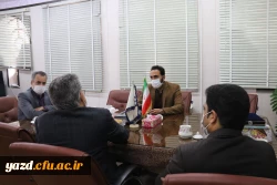 دیدار معاون فرهنگی سازمان جهاد دانشگاهی استان با مدیر دانشگاه فرهنگیان یزد 3