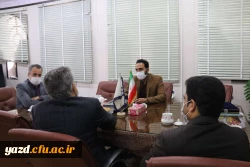 دیدار معاون فرهنگی سازمان جهاد دانشگاهی استان با مدیر دانشگاه فرهنگیان یزد 3