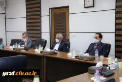 دیدار مدیر استانی دانشگاه فرهنگیان با سرپرست جدید دانشگاه یزد 3