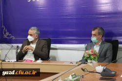 نشست مدیرکل آموزش و پرورش استان یزد با سرپرست دانشگاه و شورای بسیج دانشجویی پردیس ها  3