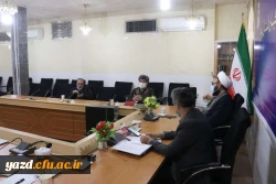 هشتمین جلسه شورای مدیریت، نظارت، ارزیابی و توسعه منابع انسانی دانشگاه فرهنگیان یزد 7
