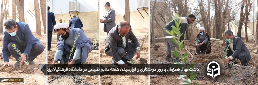 کاشت نهال همزمان با روز درختکاری و فرارسیدن هفته منابع طبیعی 2