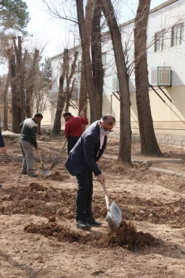 کاشت نهال همزمان با روز درختکاری و فرارسیدن هفته منابع طبیعی 5