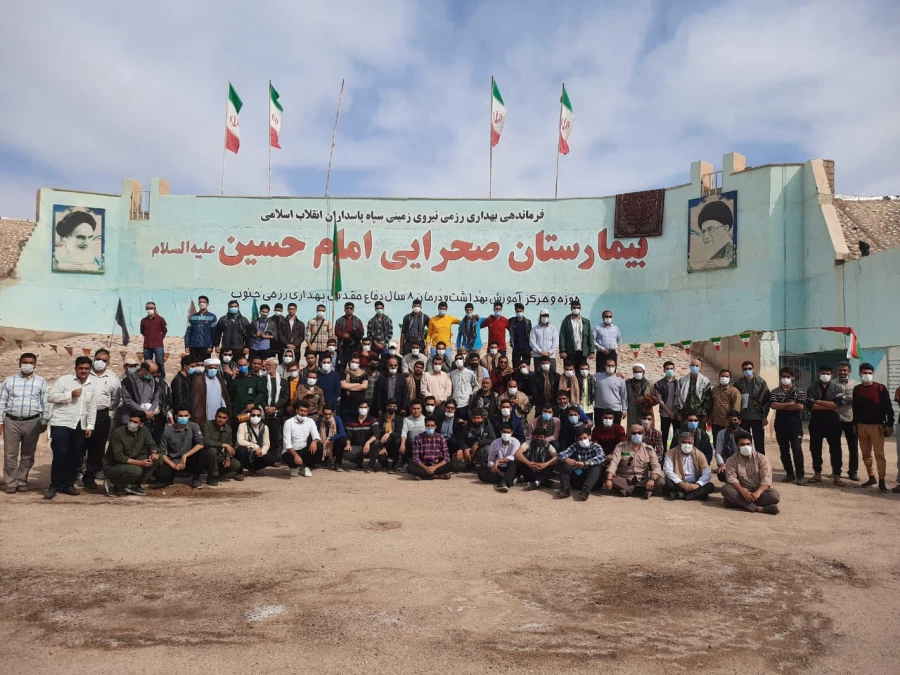 اعزام دانشجو معلمان پردیس های استان به مناطق عملیاتی جنگی جنوب کشور 9