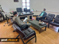 سرپرست دانشگاه فرهنگیان یزد با مدیر کل آموزش و پرورش استان دیدار کرد 3