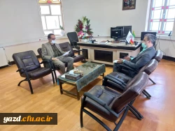 سرپرست دانشگاه فرهنگیان یزد با مدیر کل آموزش و پرورش استان دیدار کرد 4
