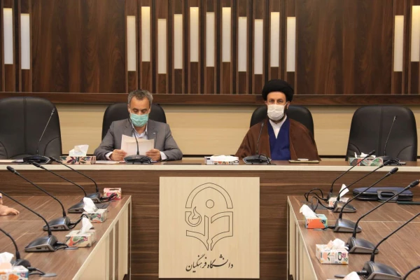 انعقاد تفاهم نامه همکاری بین دبیرخانه بینش مطهر استان یزد و دانشگاه فرهنگیان استان 4