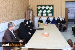 بازدید مسئولان دانشگاه فرهنگیان یزد از مدارس مجری طرح کارورزی 7