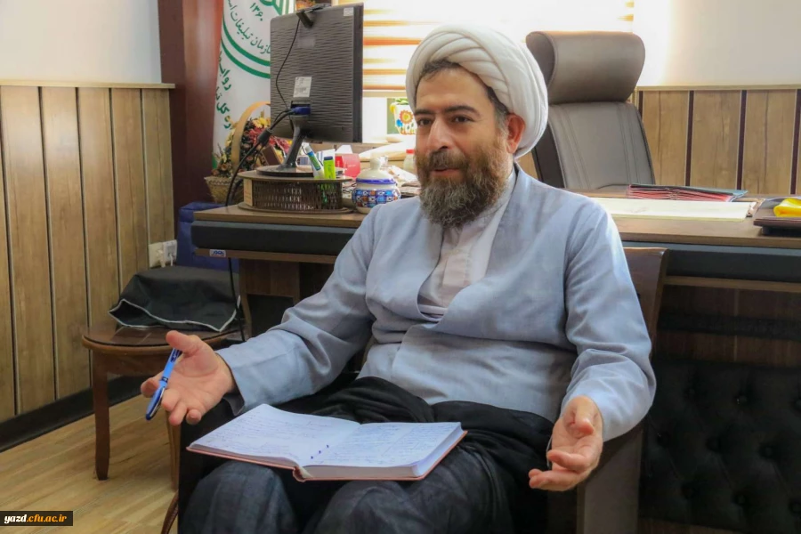 دیدار سرپرست دانشگاه فرهنگیان یزد با مدیر کل سازمان تبلیغات اسلامی استان 2