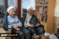 دیدار سرپرست دانشگاه فرهنگیان یزد با مدیر کل سازمان تبلیغات اسلامی استان 5
