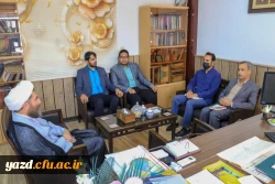 دیدار سرپرست دانشگاه فرهنگیان یزد با مدیر کل سازمان تبلیغات اسلامی استان 3