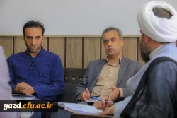 دیدار سرپرست دانشگاه فرهنگیان یزد با مدیر کل تبلیغات اسلامی استان 6