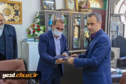 مراسم تقدیر از عوامل برگزاری همایش تعلیم و تربیت مهدوی در دانشگاه فرهنگیان یزد برگزار شد 7